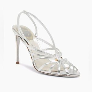 Rene Caovilla Sabine Metallic Heels